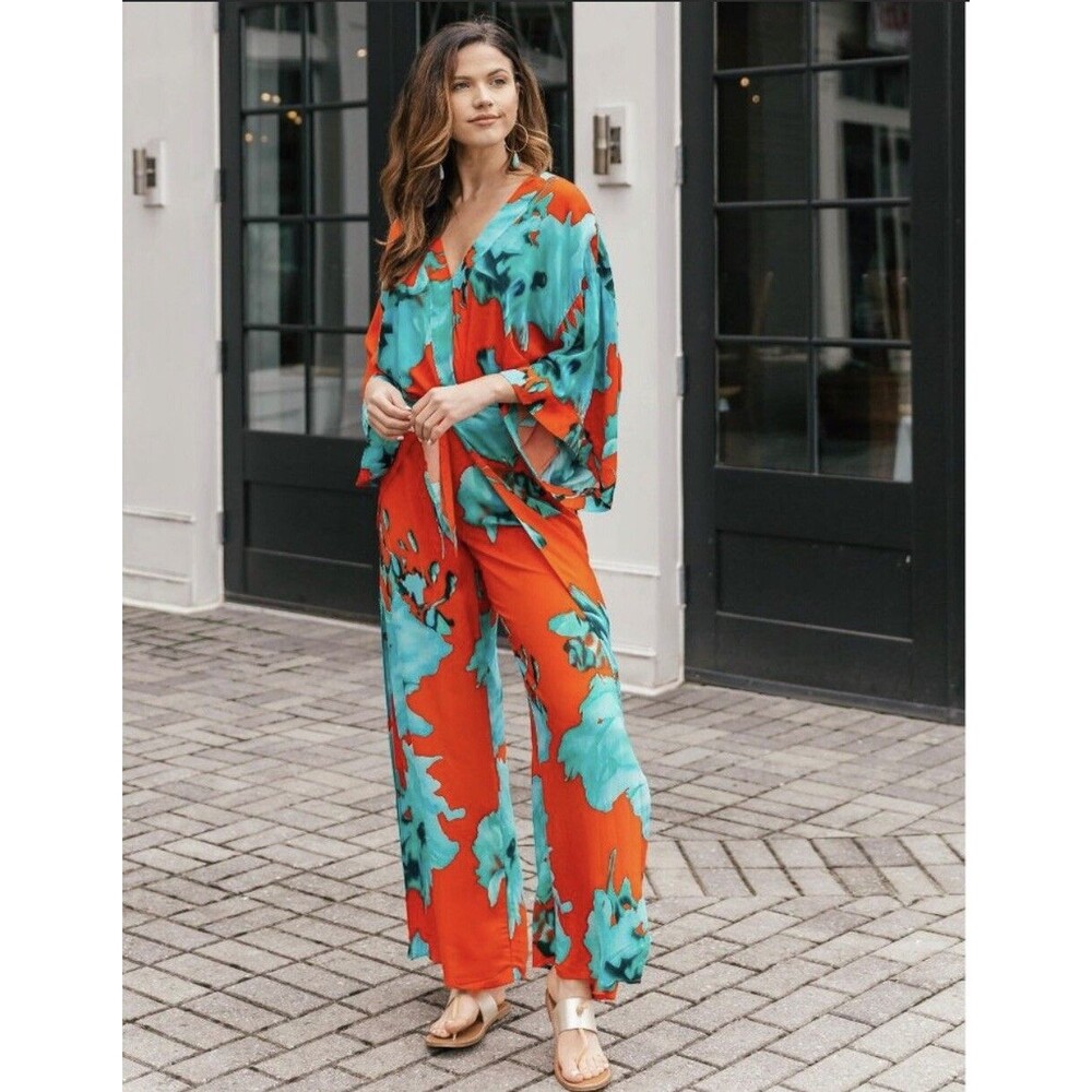 On The Road Abigail Split Leg Wrap Pants